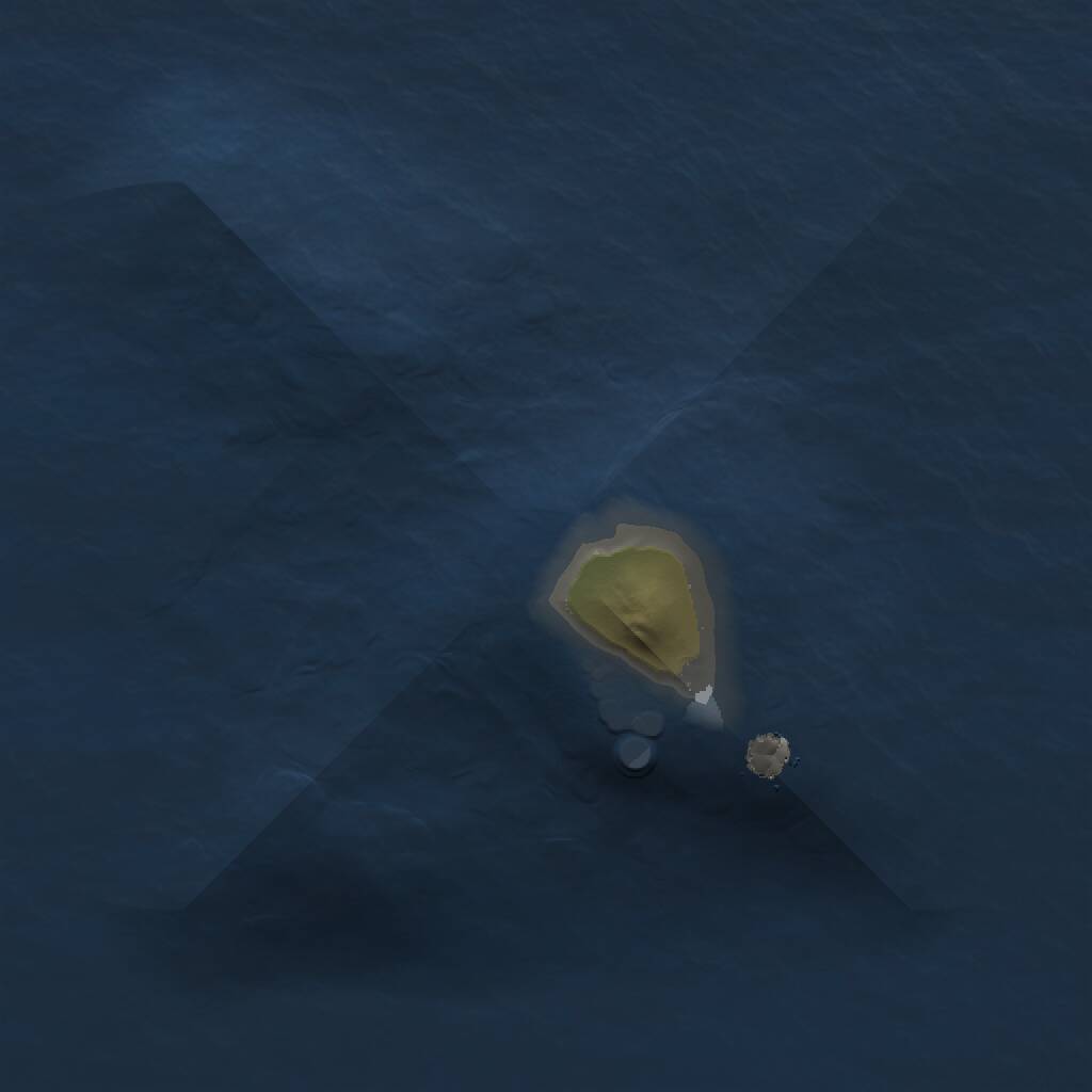 Rust Map: Procedural Map, Size: 1000, Seed: 287175241, 1 Monuments