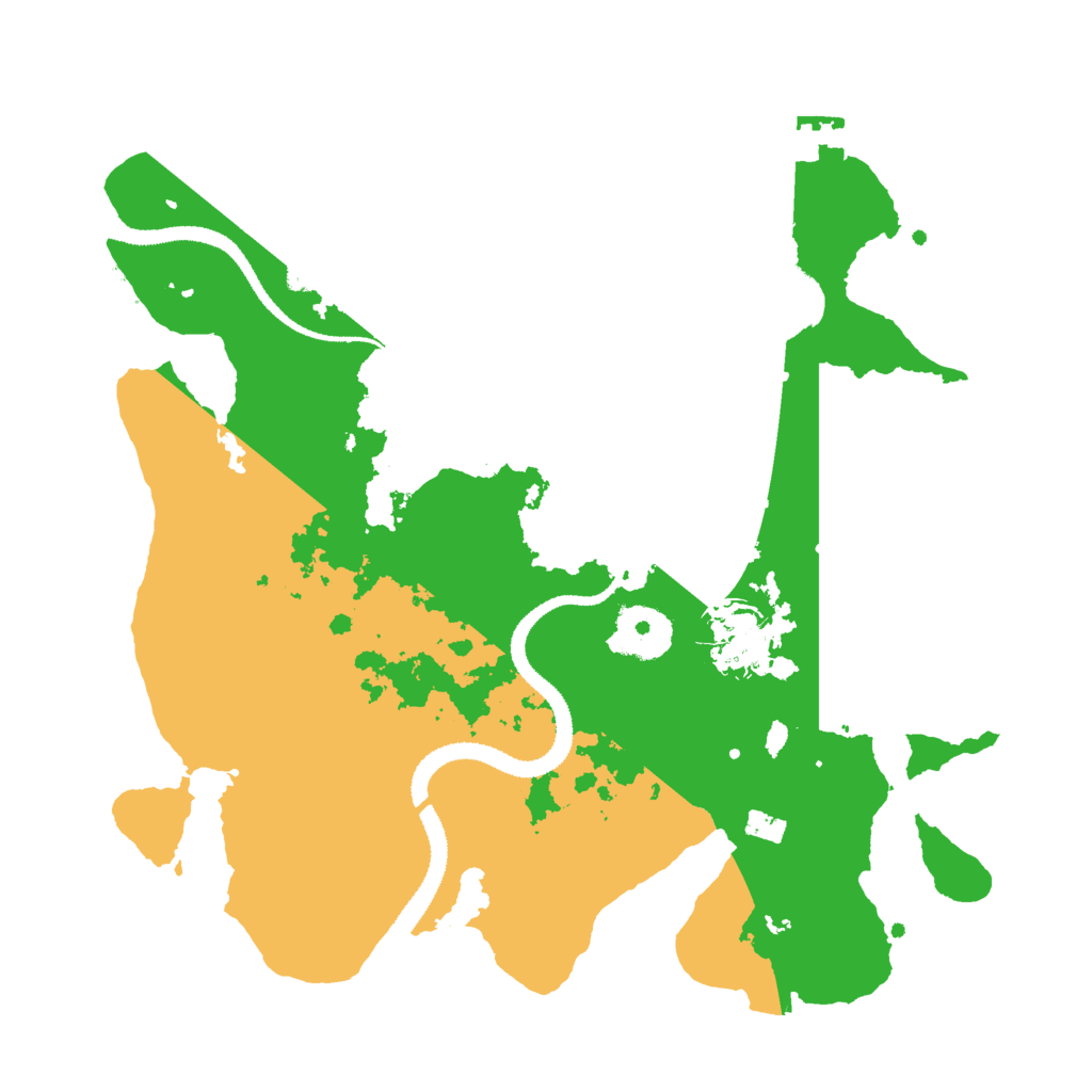 Biome Rust Map: Procedural Map, Size: 3000, Seed: 676767