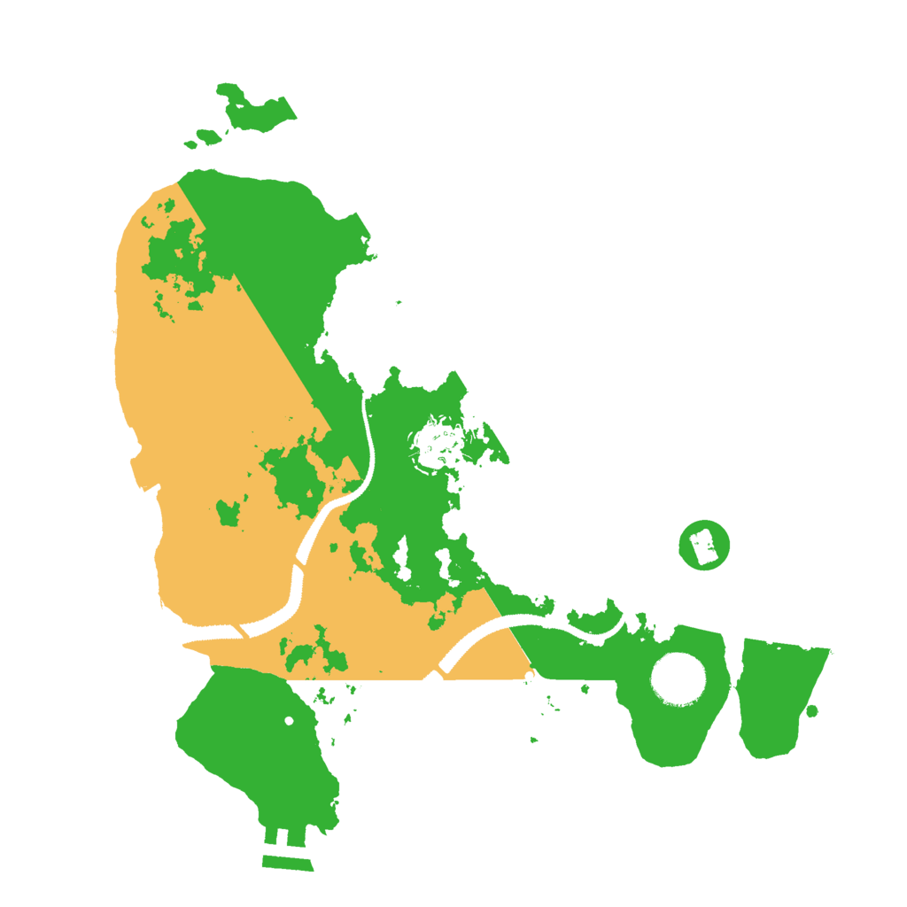 Biome Rust Map: Procedural Map, Size: 3000, Seed: 118862410