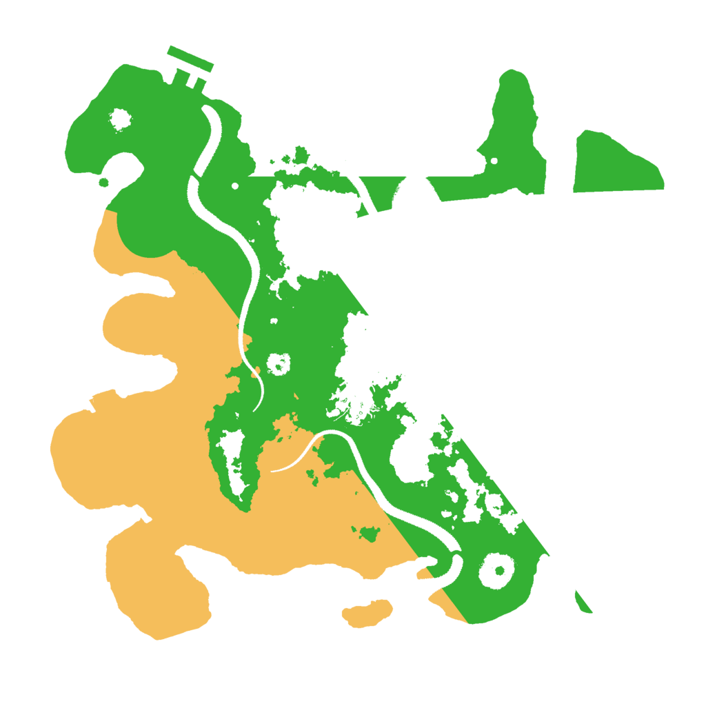 Biome Rust Map: Procedural Map, Size: 3000, Seed: 27744