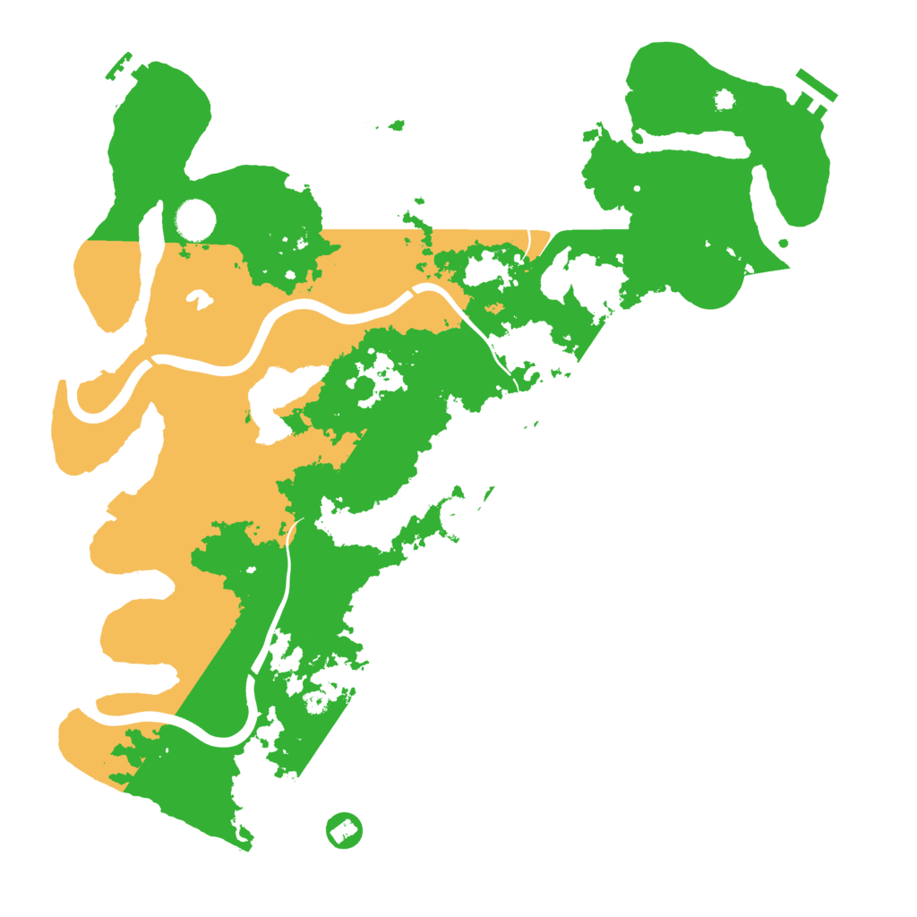 Biome Rust Map: Procedural Map, Size: 4000, Seed: 499709787