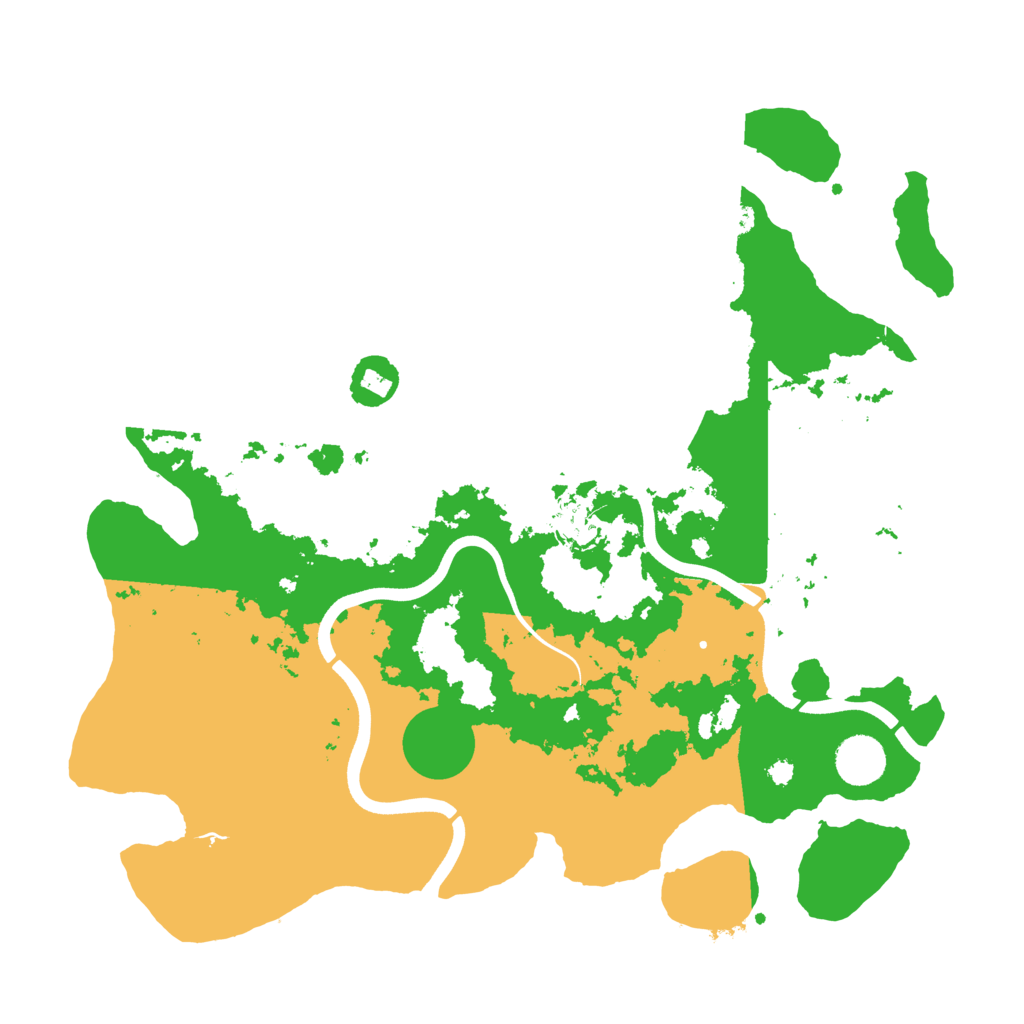 Biome Rust Map: Procedural Map, Size: 3750, Seed: 309905543