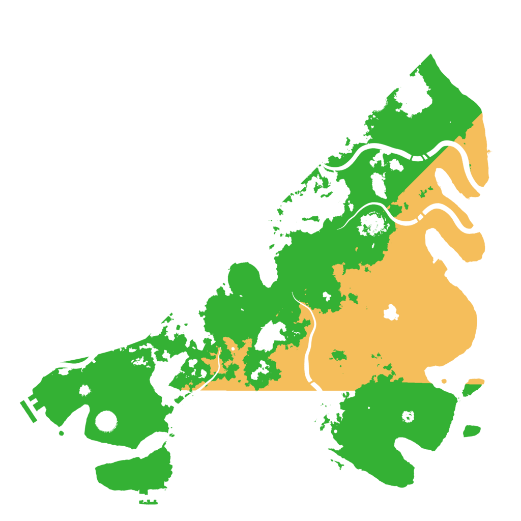 Biome Rust Map: Procedural Map, Size: 4300, Seed: 840571269
