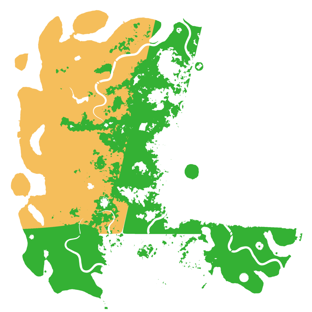 Biome Rust Map: Procedural Map, Size: 6000, Seed: 1599243363