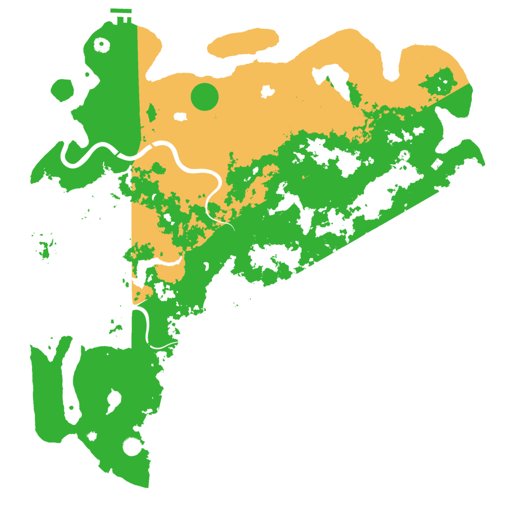 Biome Rust Map: Procedural Map, Size: 5000, Seed: 35592497