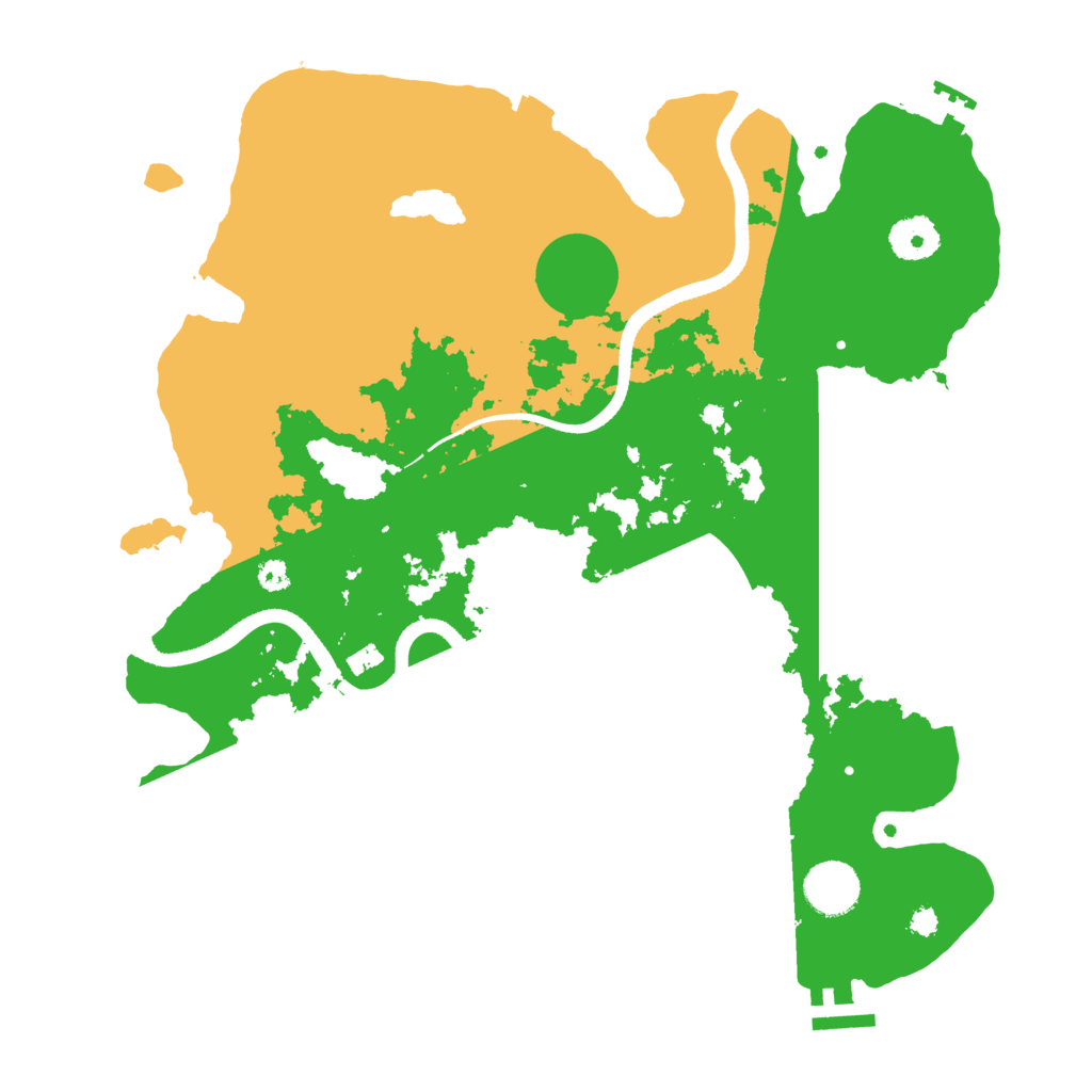 Biome Rust Map: Procedural Map, Size: 3500, Seed: 1996497878