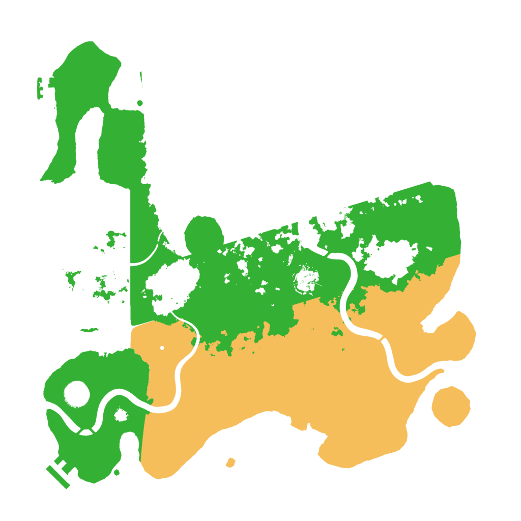 Biome Rust Map: Procedural Map, Size: 3650, Seed: 1531248666