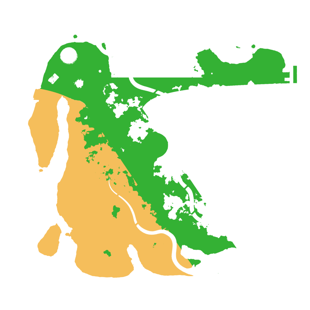 Biome Rust Map: Procedural Map, Size: 3300, Seed: 1700660489