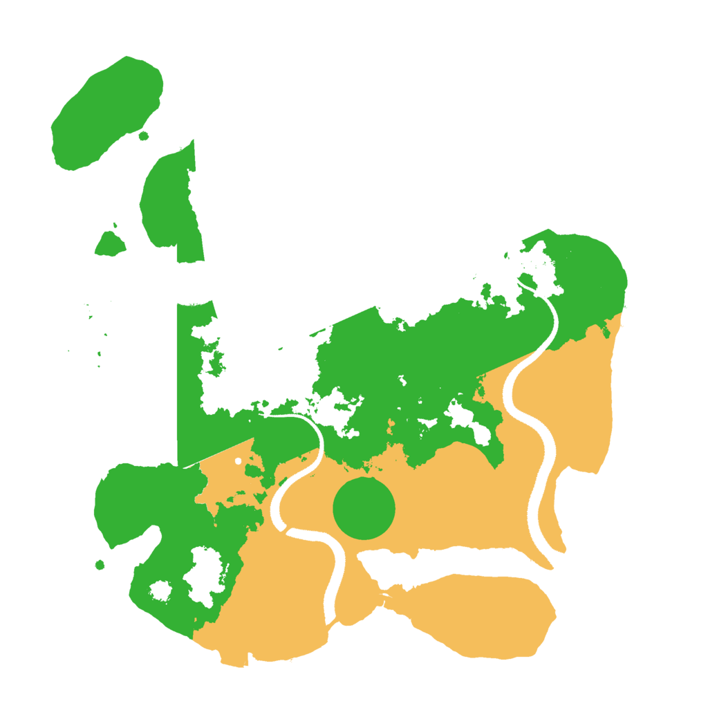 Biome Rust Map: Procedural Map, Size: 3000, Seed: 3484728