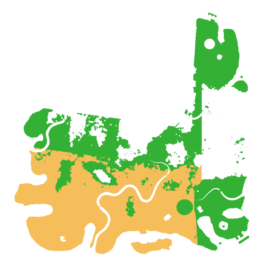 Biome Rust Map: Procedural Map, Size: 4500, Seed: 988546772