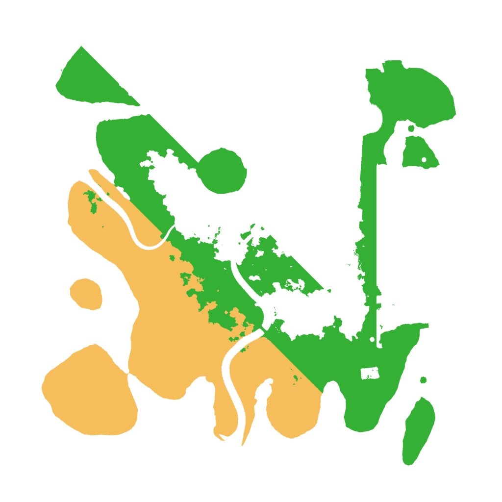 Biome Rust Map: Procedural Map, Size: 3000, Seed: 476045282