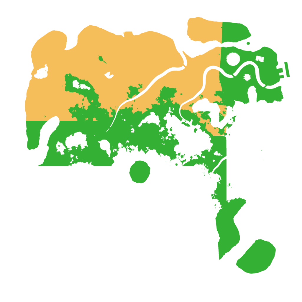 Biome Rust Map: Procedural Map, Size: 4000, Seed: 4879