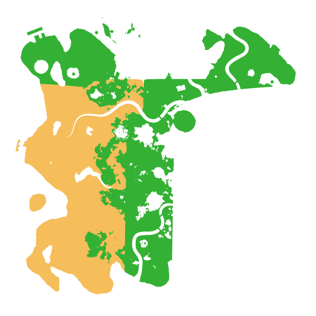Biome Rust Map: Procedural Map, Size: 4000, Seed: 51923