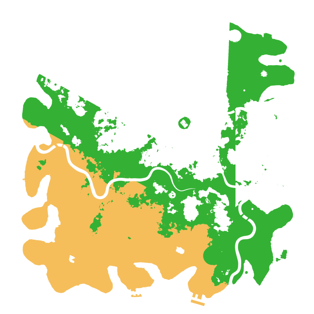 Biome Rust Map: Procedural Map, Size: 4500, Seed: 1895774643