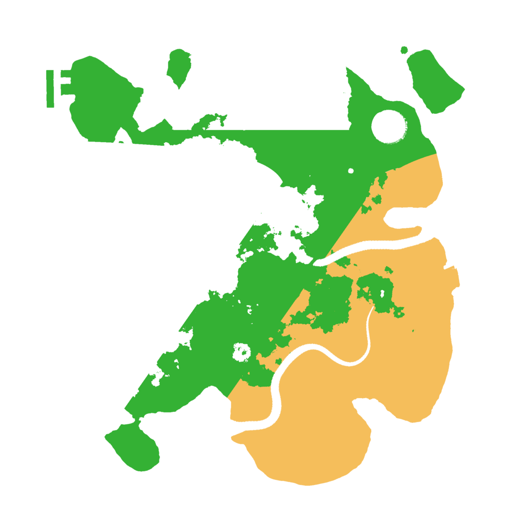 Biome Rust Map: Procedural Map, Size: 2800, Seed: 1250728763