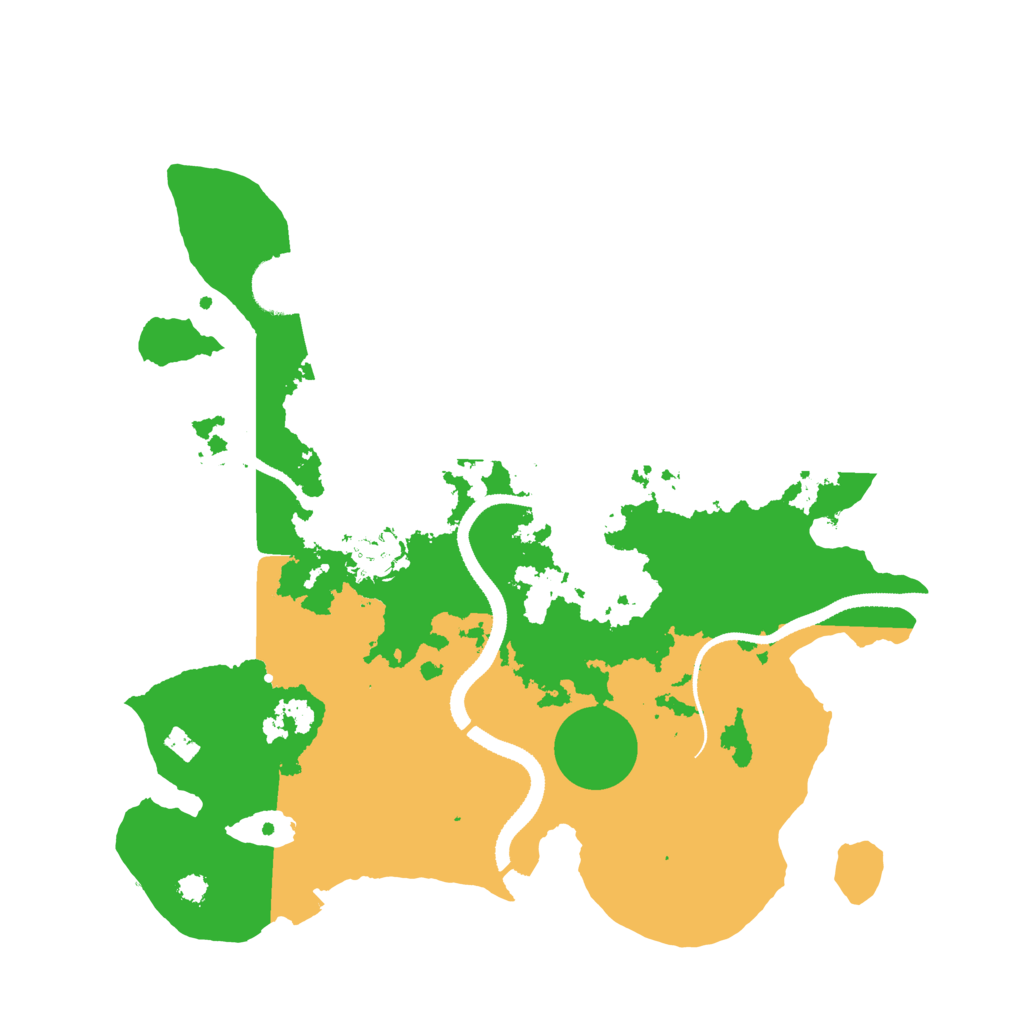 Biome Rust Map: Procedural Map, Size: 3250, Seed: 671704792