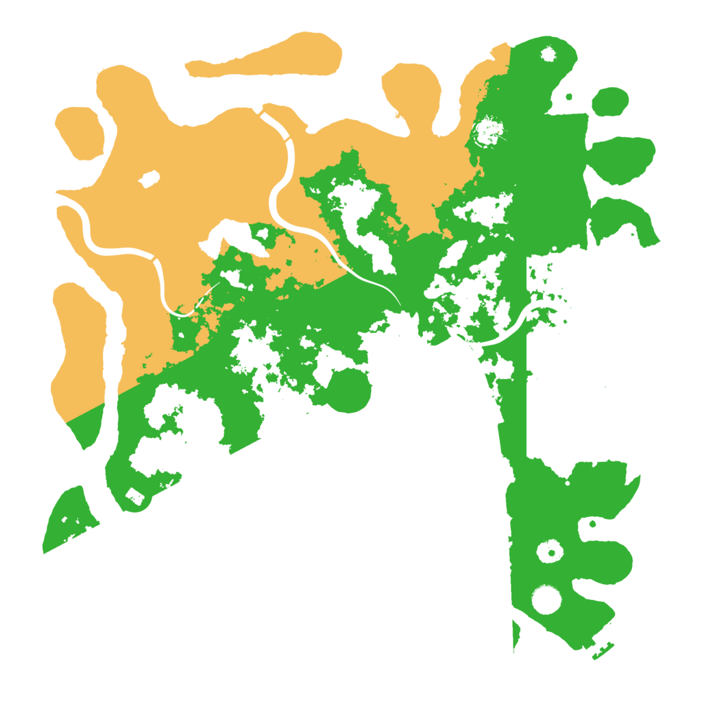 Biome Rust Map: Procedural Map, Size: 4250, Seed: 71522566