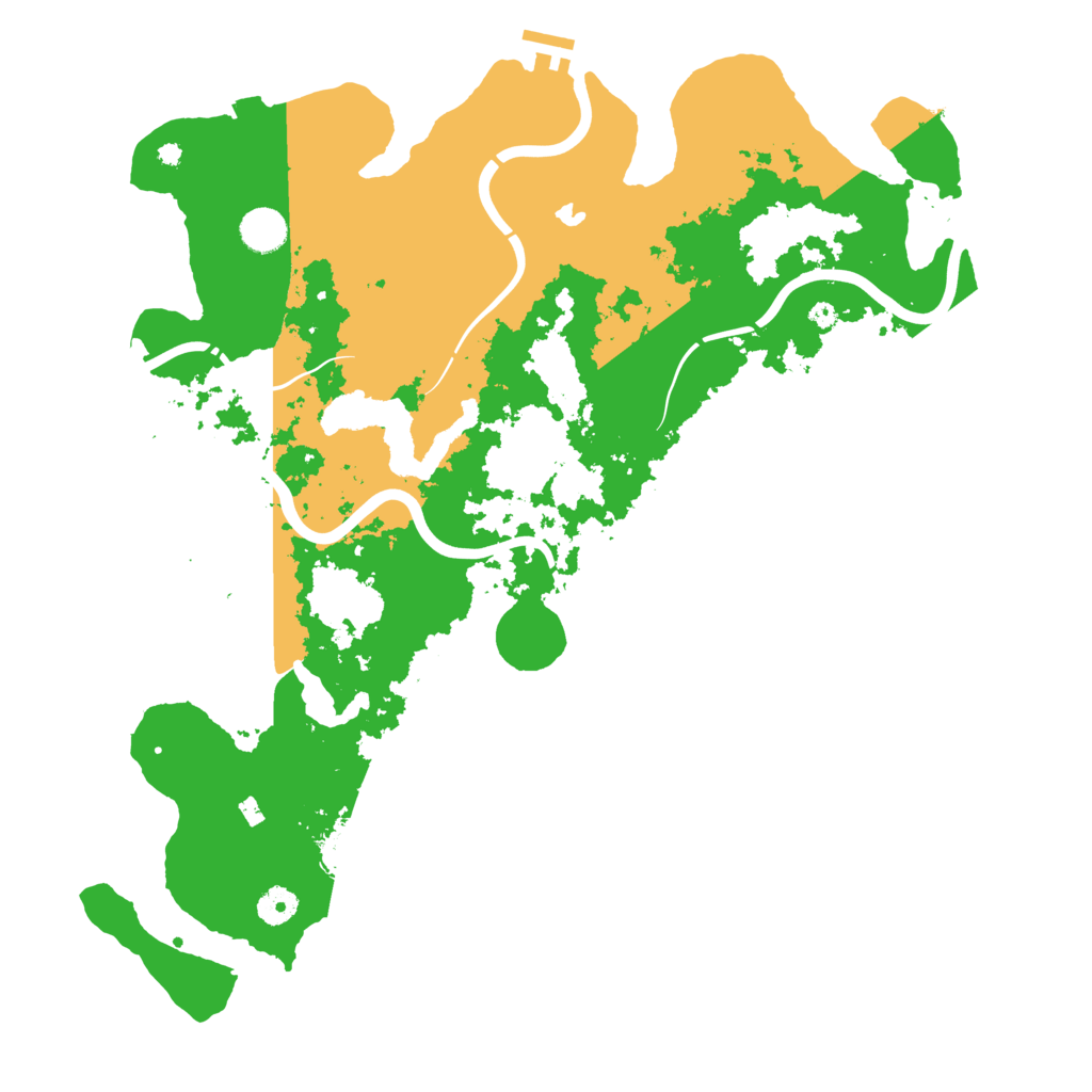 Biome Rust Map: Procedural Map, Size: 4250, Seed: 663926101