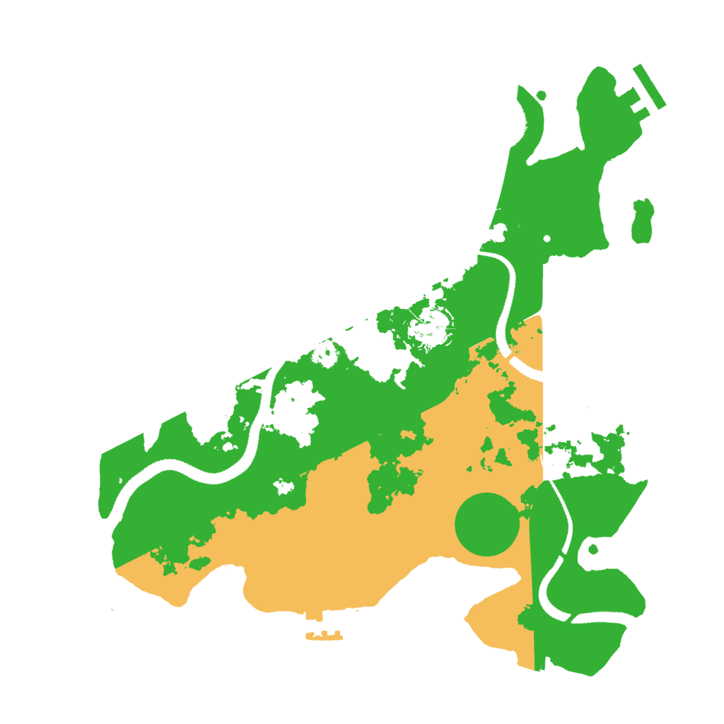 Biome Rust Map: Procedural Map, Size: 3000, Seed: 784092534