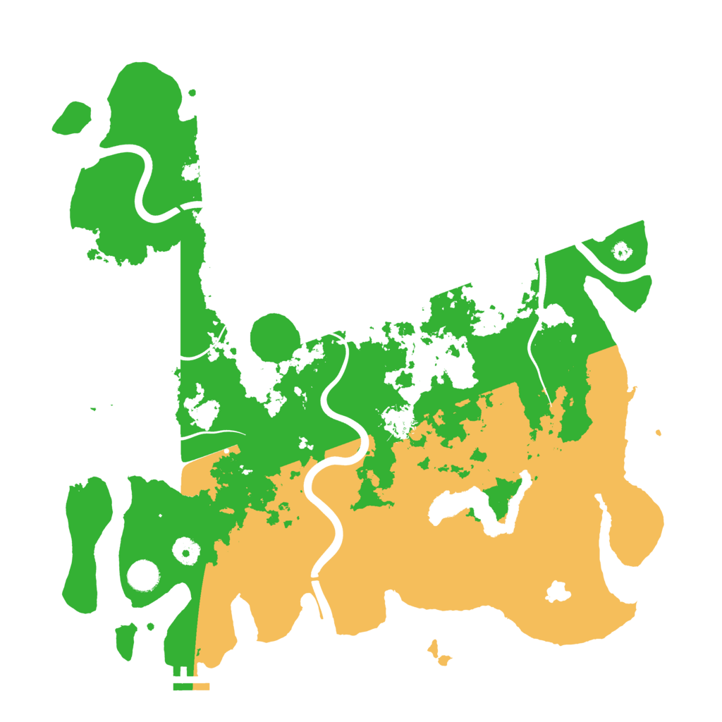 Biome Rust Map: Procedural Map, Size: 4001, Seed: 22222412