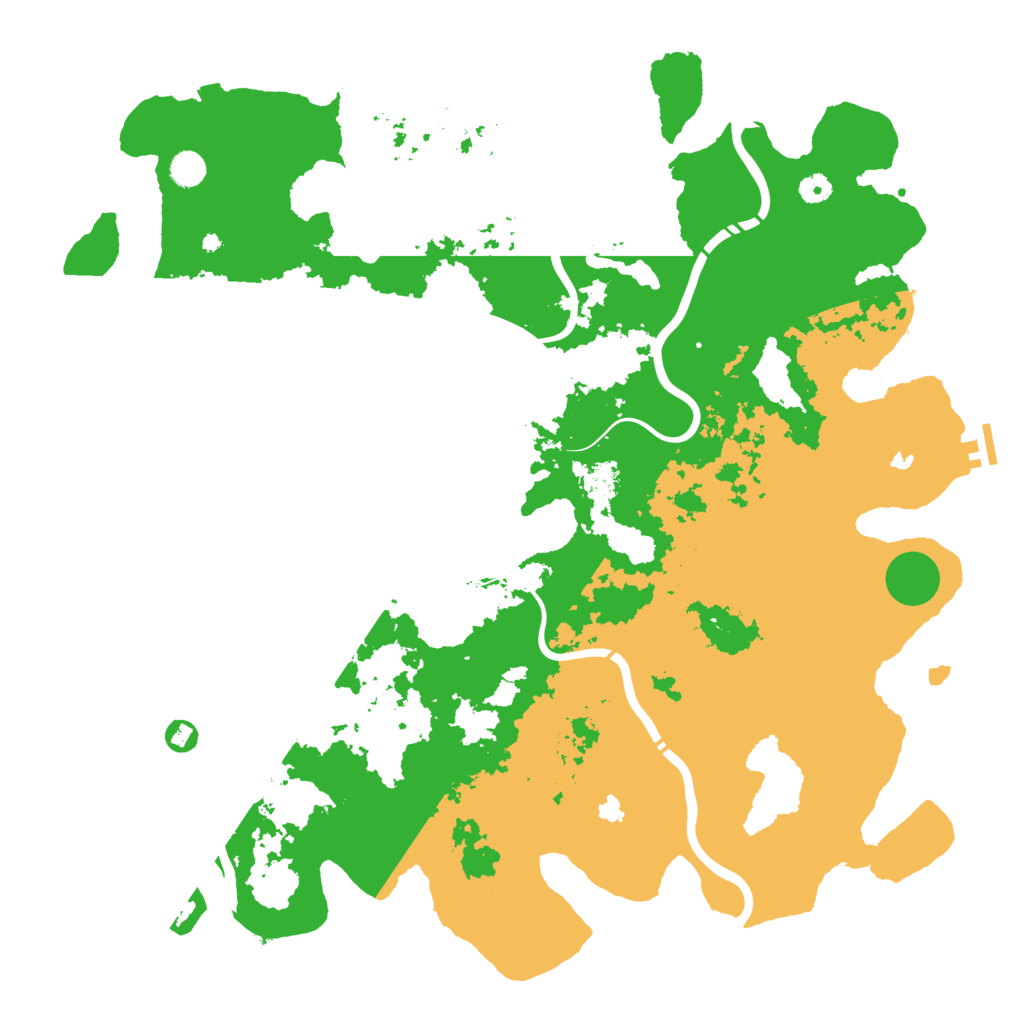 Biome Rust Map: Procedural Map, Size: 5000, Seed: 1465580246