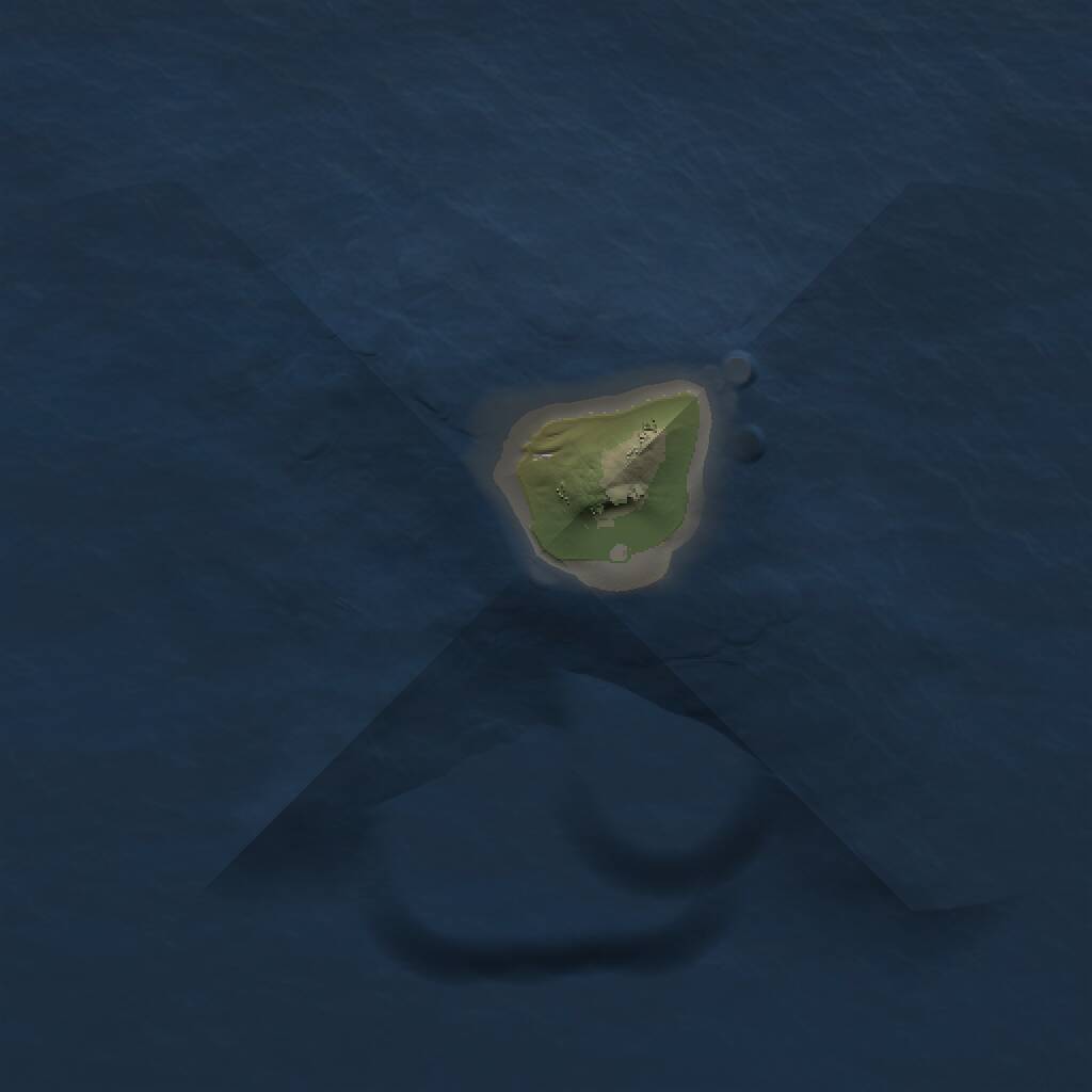 Rust Map: Procedural Map, Size: 1000, Seed: 84310, 1 Monuments
