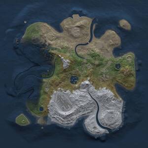Thumbnail Rust Map: Procedural Map, Size: 2700, Seed: 1780920087, 9 Monuments
