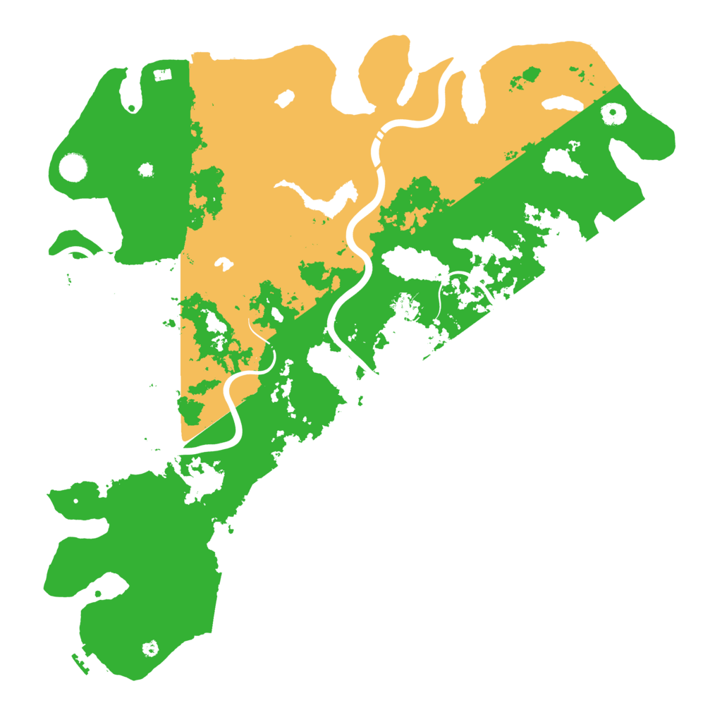Biome Rust Map: Procedural Map, Size: 4500, Seed: 2074186490