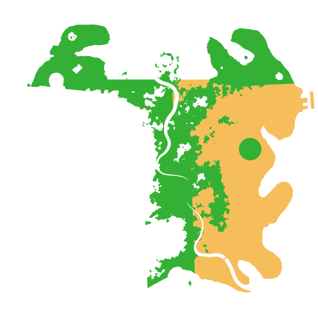 Biome Rust Map: Procedural Map, Size: 3750, Seed: 1897507005