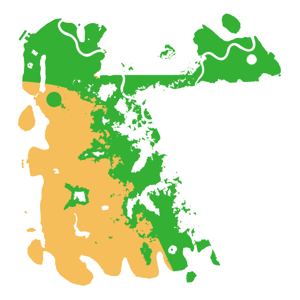 Biome Rust Map: Procedural Map, Size: 5250, Seed: 1749783781