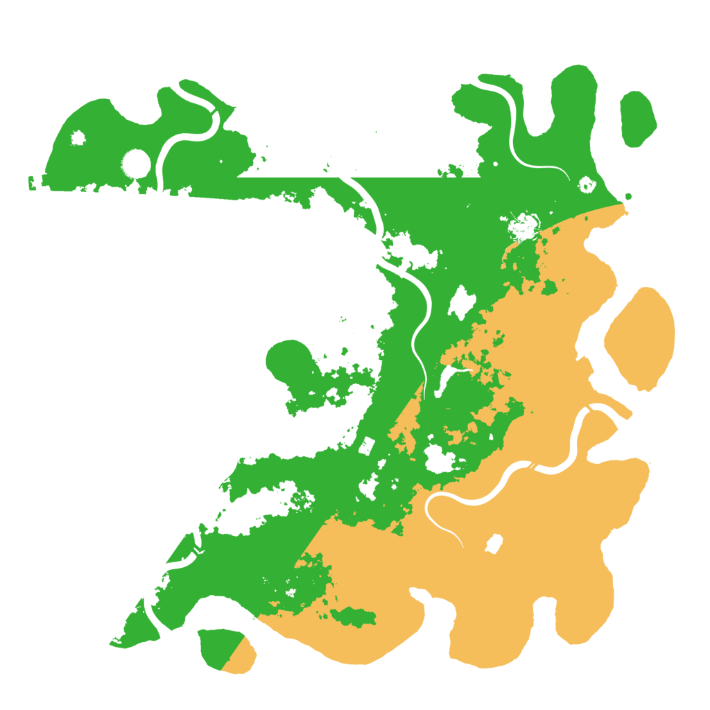 Biome Rust Map: Procedural Map, Size: 4300, Seed: 1406906273