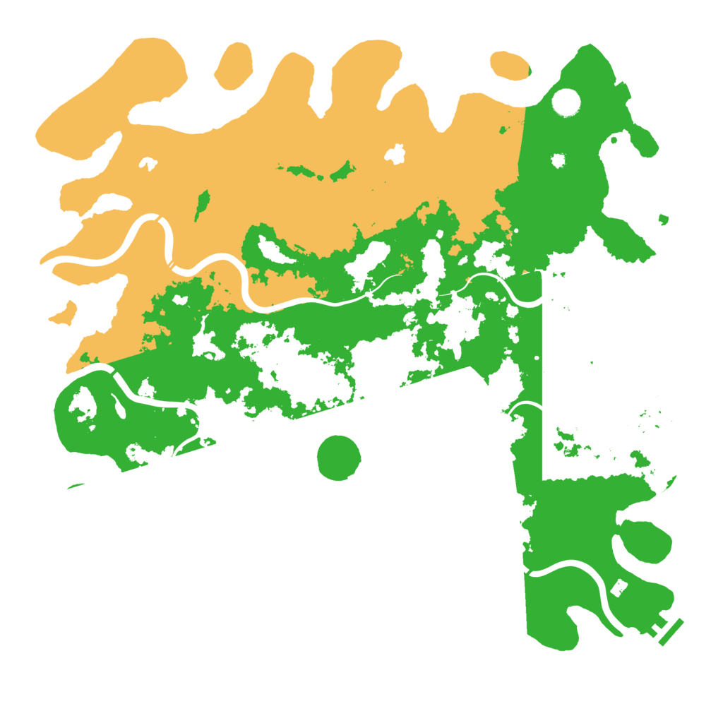 Biome Rust Map: Procedural Map, Size: 4500, Seed: 1102838376