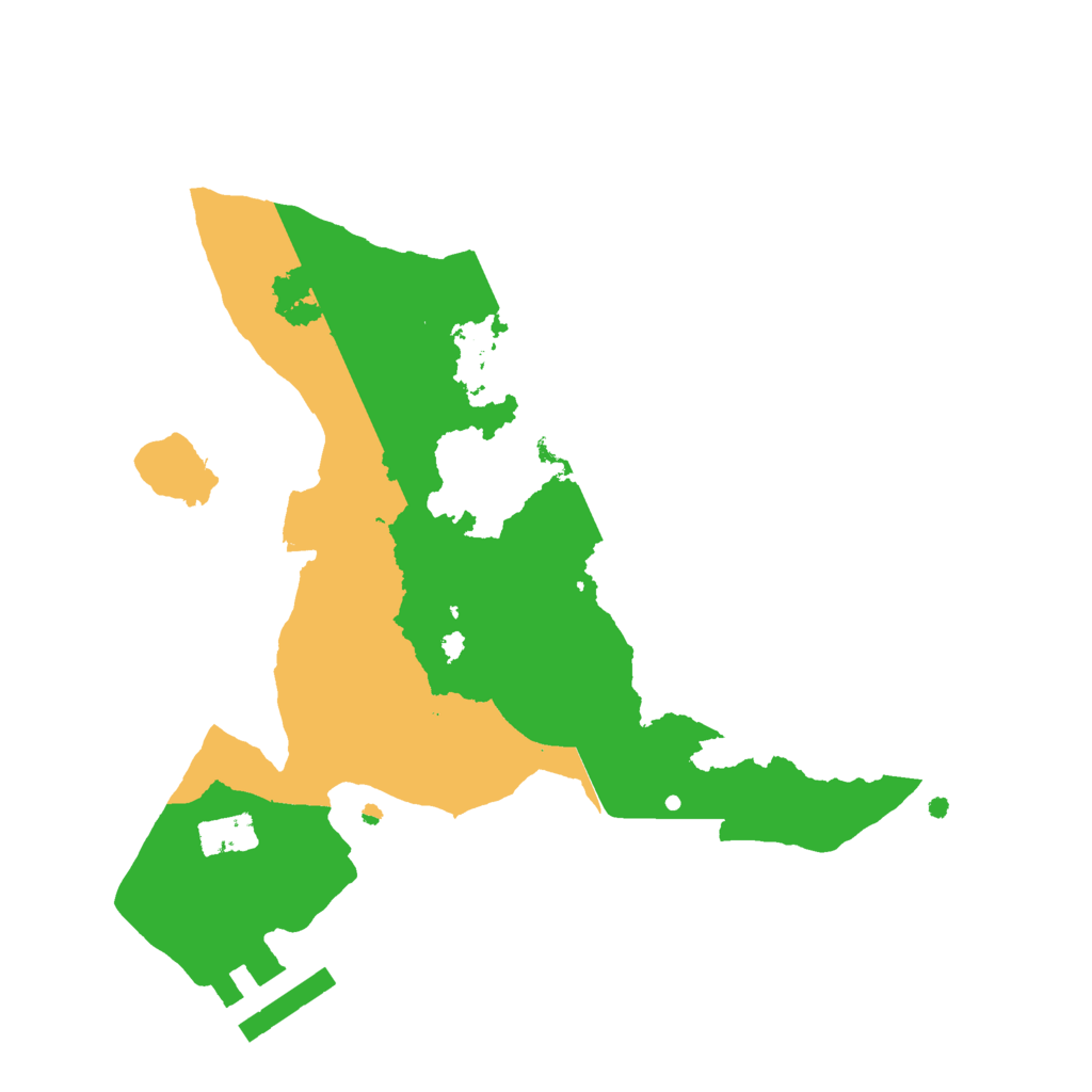Biome Rust Map: Procedural Map, Size: 2100, Seed: 1438801903