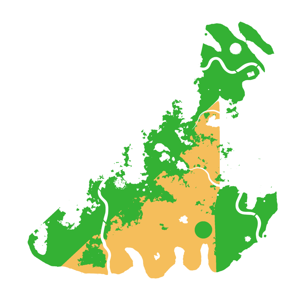 Biome Rust Map: Procedural Map, Size: 4500, Seed: 478443036