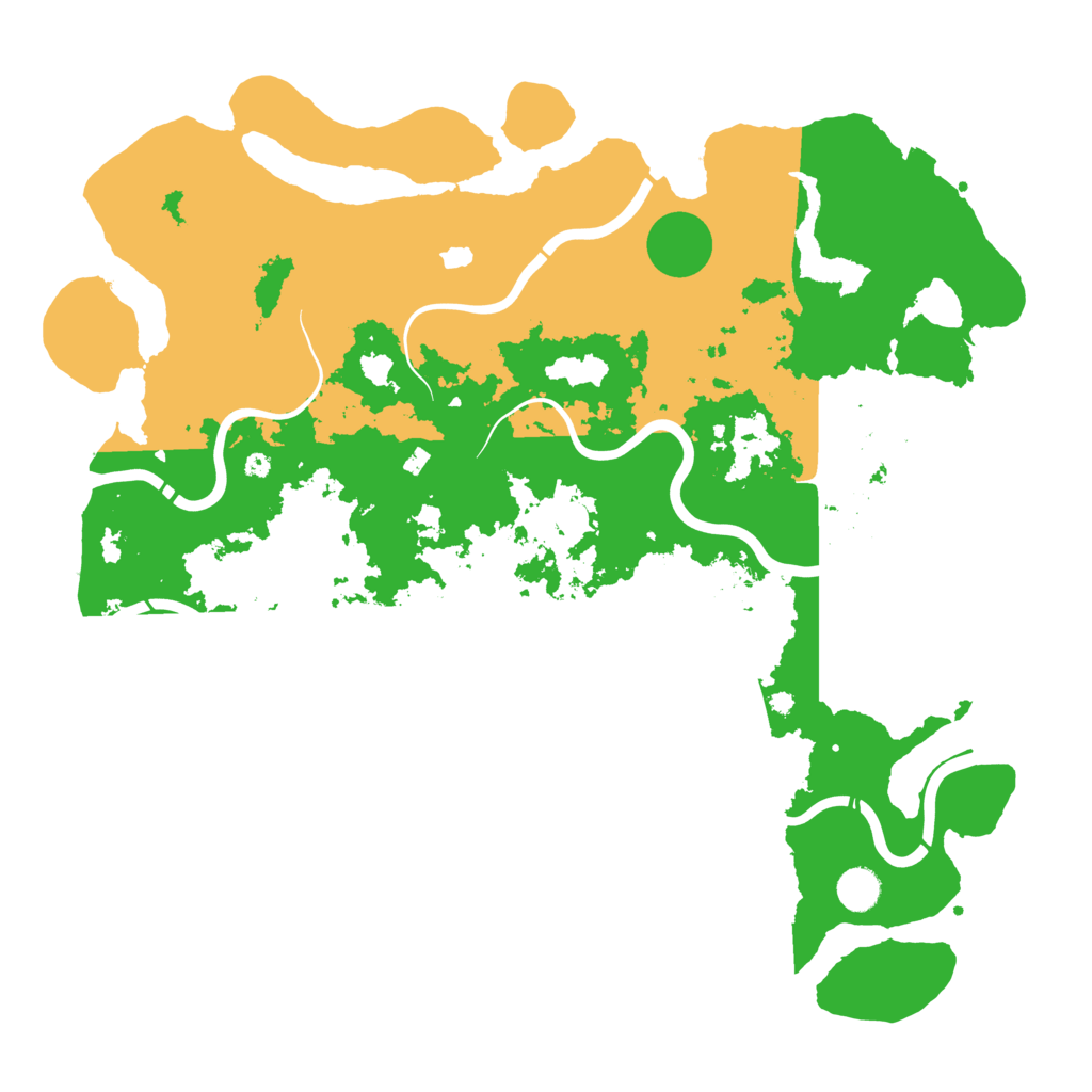 Biome Rust Map: Procedural Map, Size: 4400, Seed: 1663386742