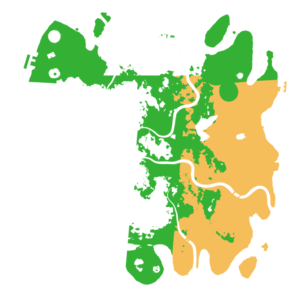 Biome Rust Map: Procedural Map, Size: 4250, Seed: 1621451327