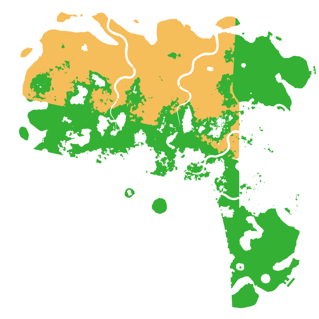 Biome Rust Map: Procedural Map, Size: 6000, Seed: 355333697