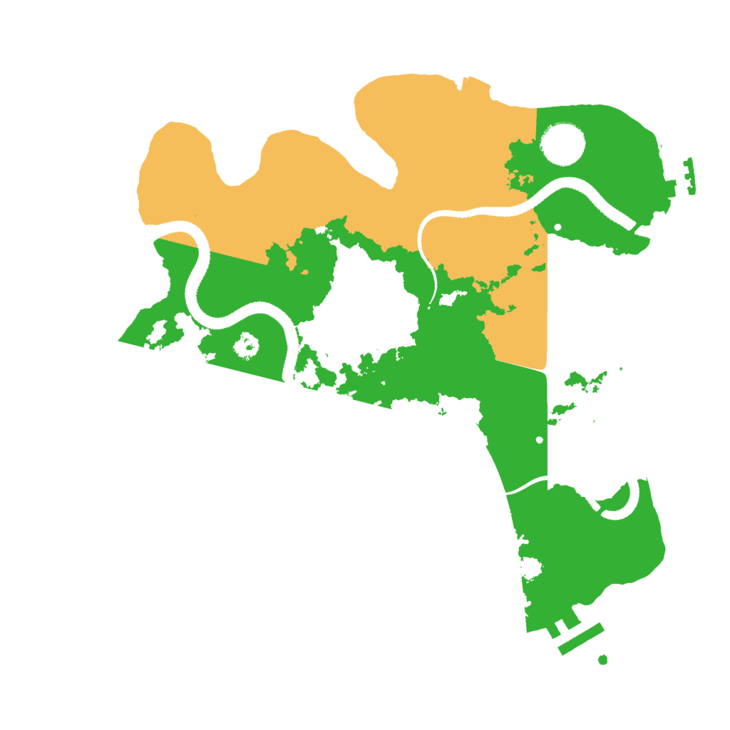 Biome Rust Map: Procedural Map, Size: 3000, Seed: 48862