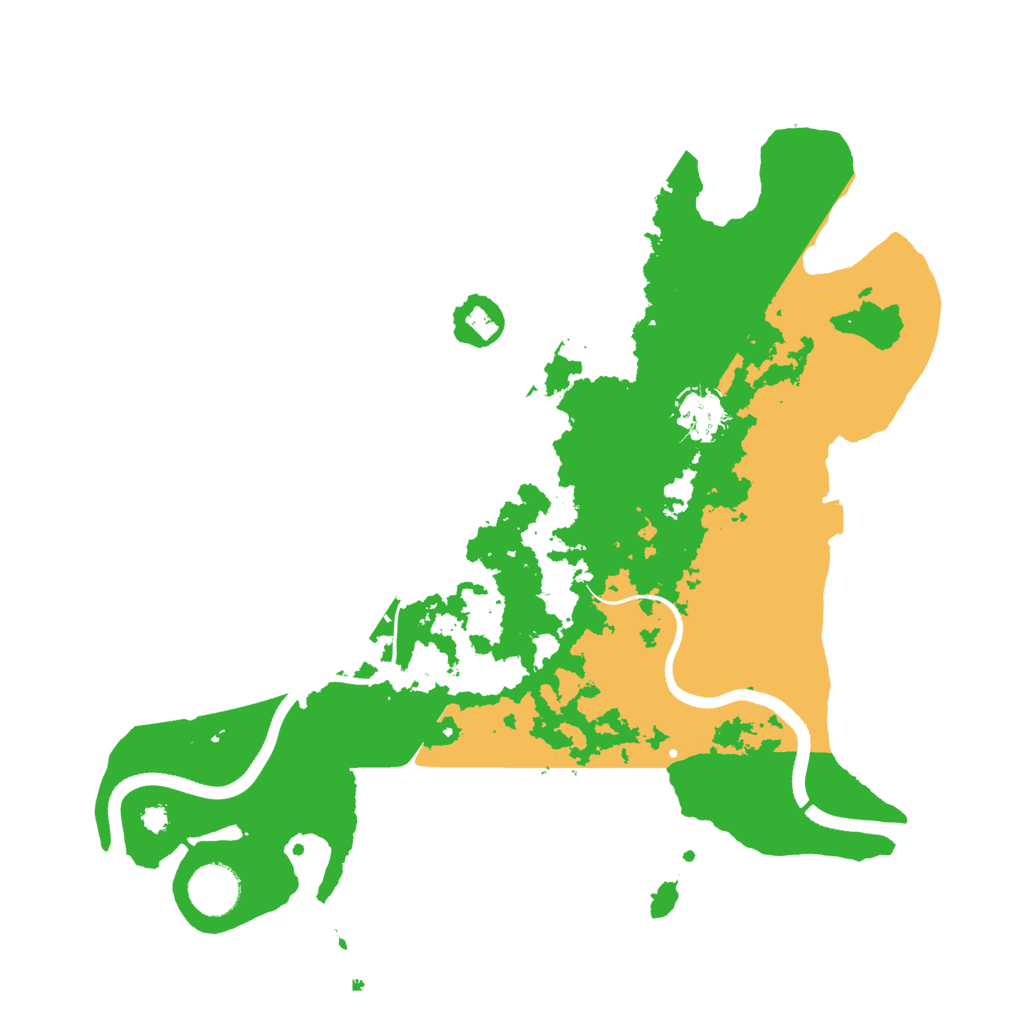 Biome Rust Map: Procedural Map, Size: 3500, Seed: 1954644044