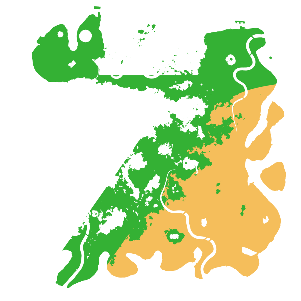 Biome Rust Map: Procedural Map, Size: 4500, Seed: 5425