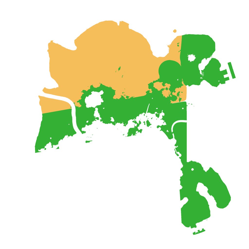 Biome Rust Map: Procedural Map, Size: 3000, Seed: 58989