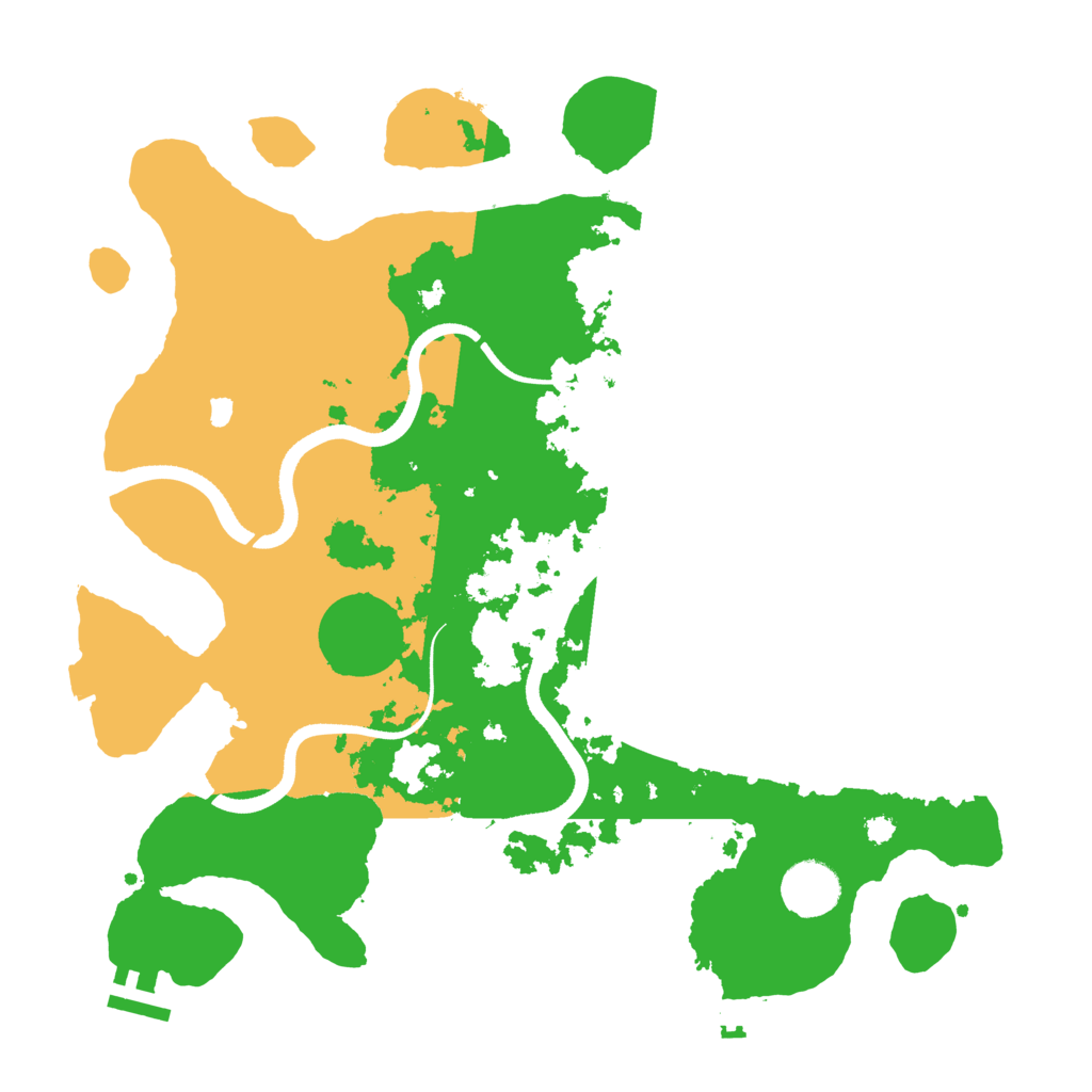 Biome Rust Map: Procedural Map, Size: 3500, Seed: 1501643882