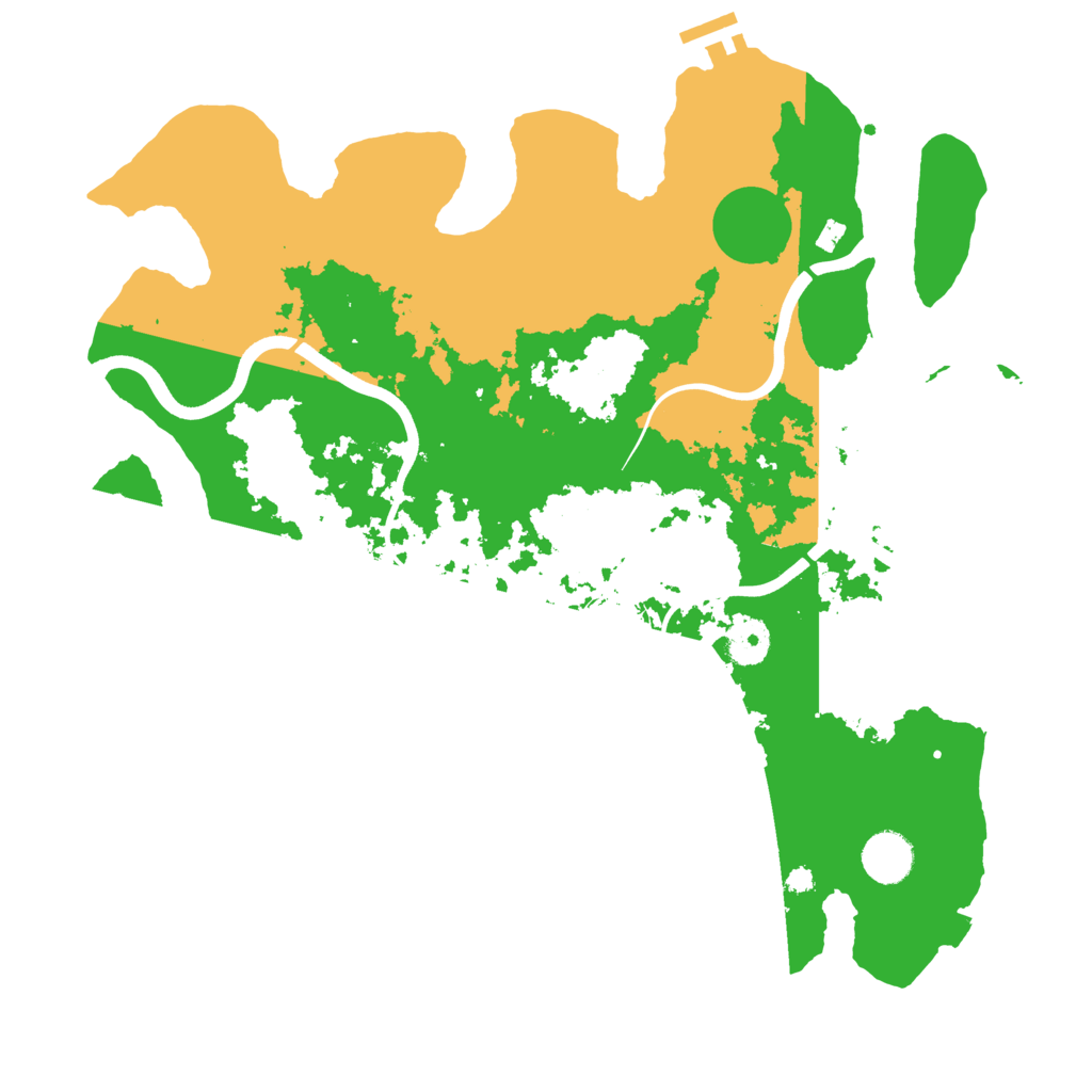 Biome Rust Map: Procedural Map, Size: 3750, Seed: 1703893226