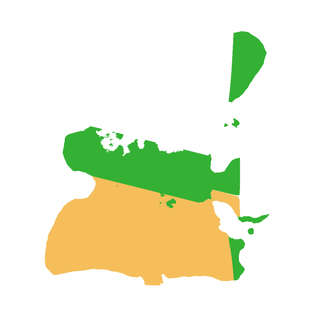 Biome Rust Map: Procedural Map, Size: 2000, Seed: 1898826332