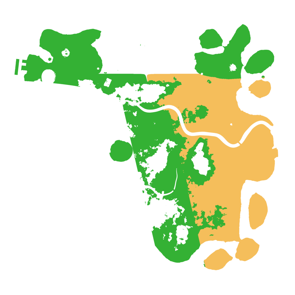 Biome Rust Map: Procedural Map, Size: 3750, Seed: 571006982