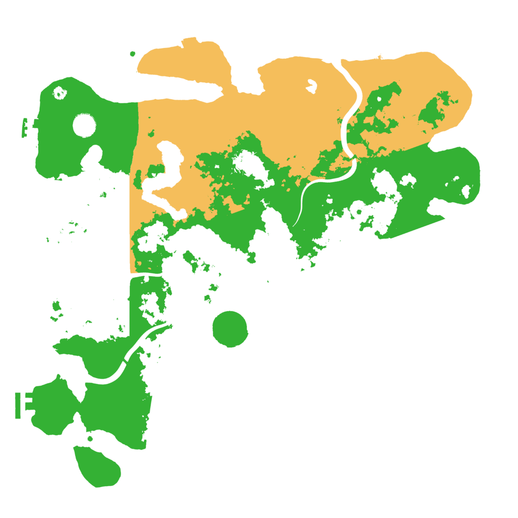 Biome Rust Map: Procedural Map, Size: 4000, Seed: 1228594632