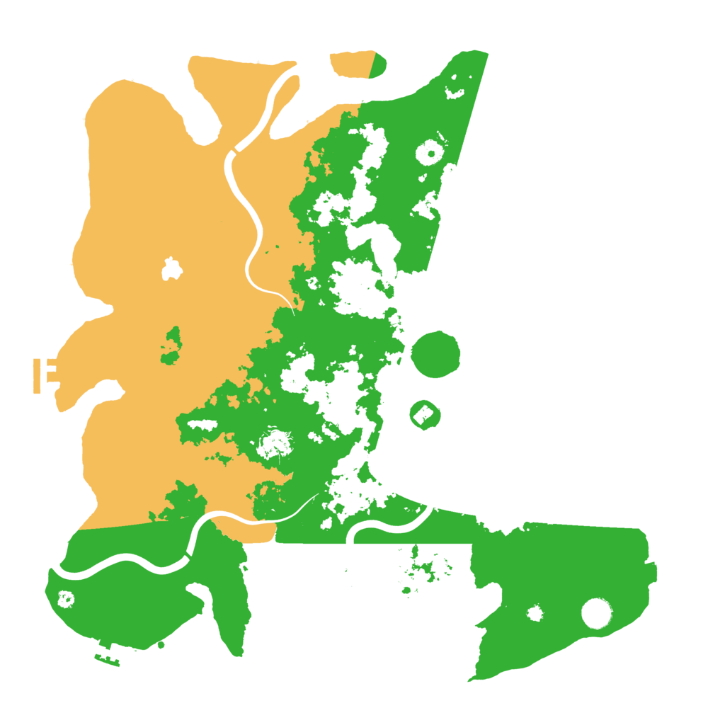 Biome Rust Map: Procedural Map, Size: 4200, Seed: 746382764