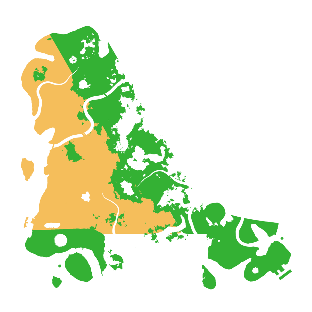 Biome Rust Map: Procedural Map, Size: 4300, Seed: 1713185111