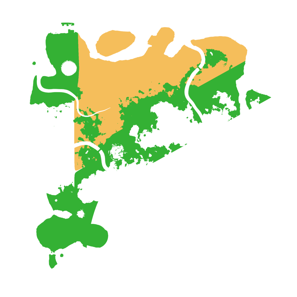 Biome Rust Map: Procedural Map, Size: 3500, Seed: 6465646