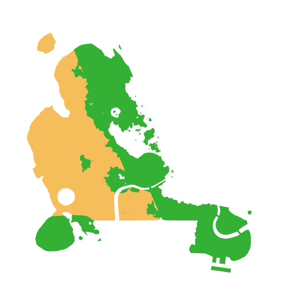 Biome Rust Map: Procedural Map, Size: 3000, Seed: 169229150